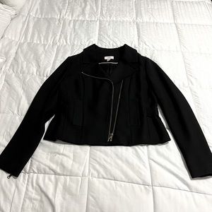 Black Loft Blazer - Gold Zipper